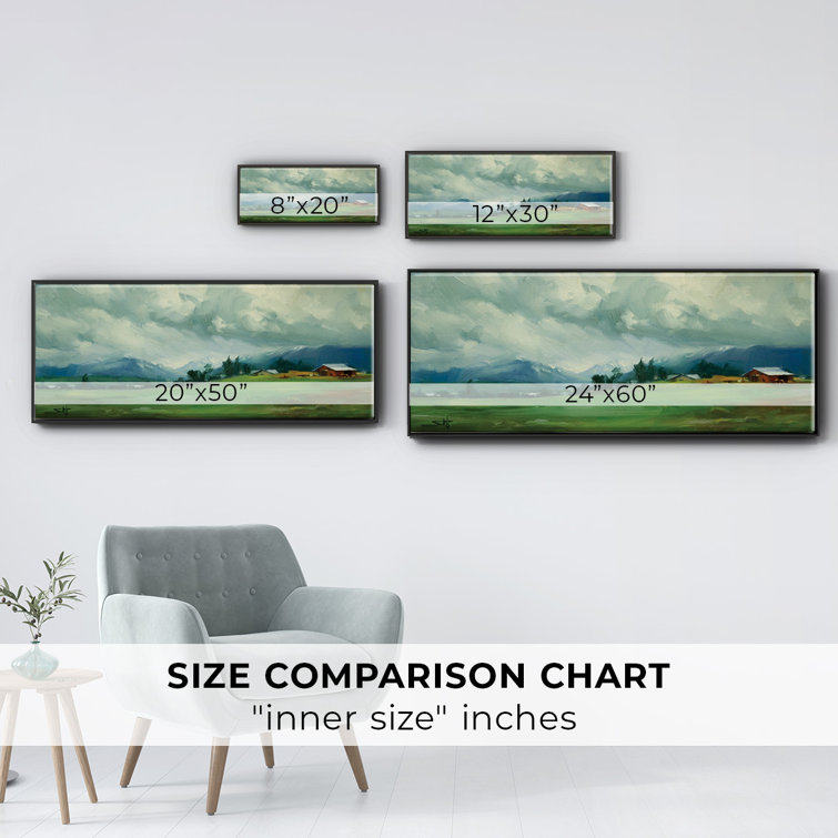 Wildon Home® Wallowa Valley Framed On Canvas Print Wayfair